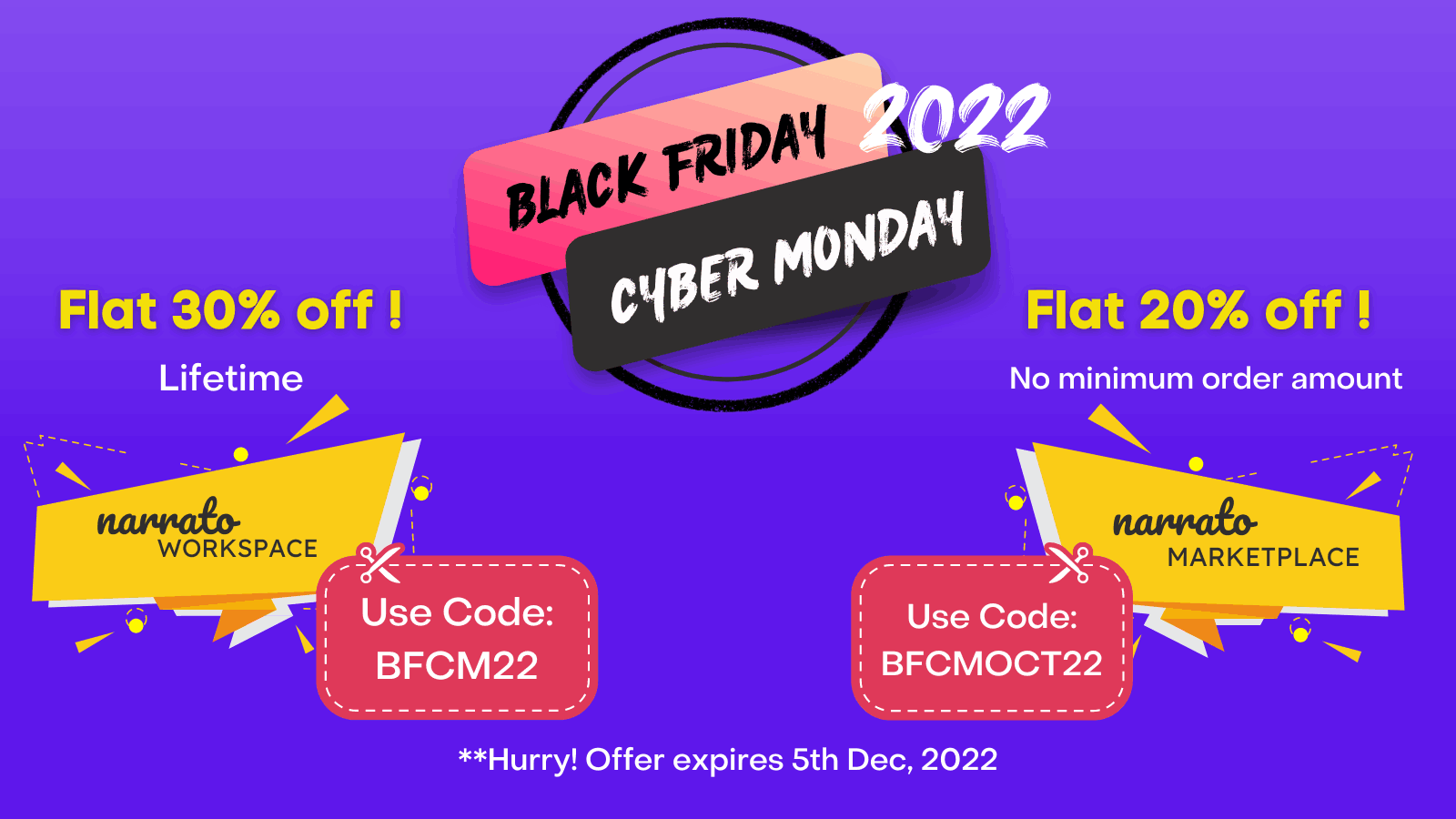 Narrato Black Friday Deal 2022