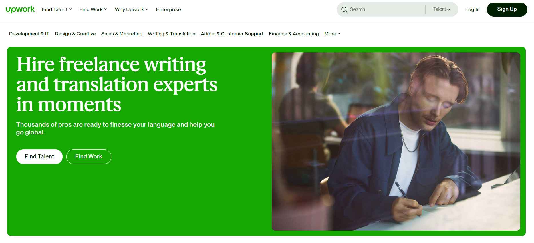 Top content writing services - Upwork