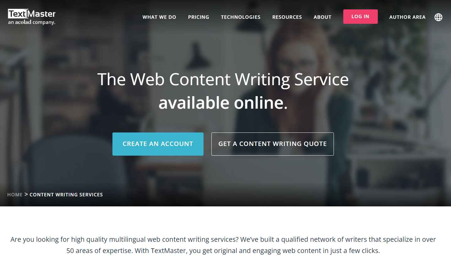 content writing service provider company