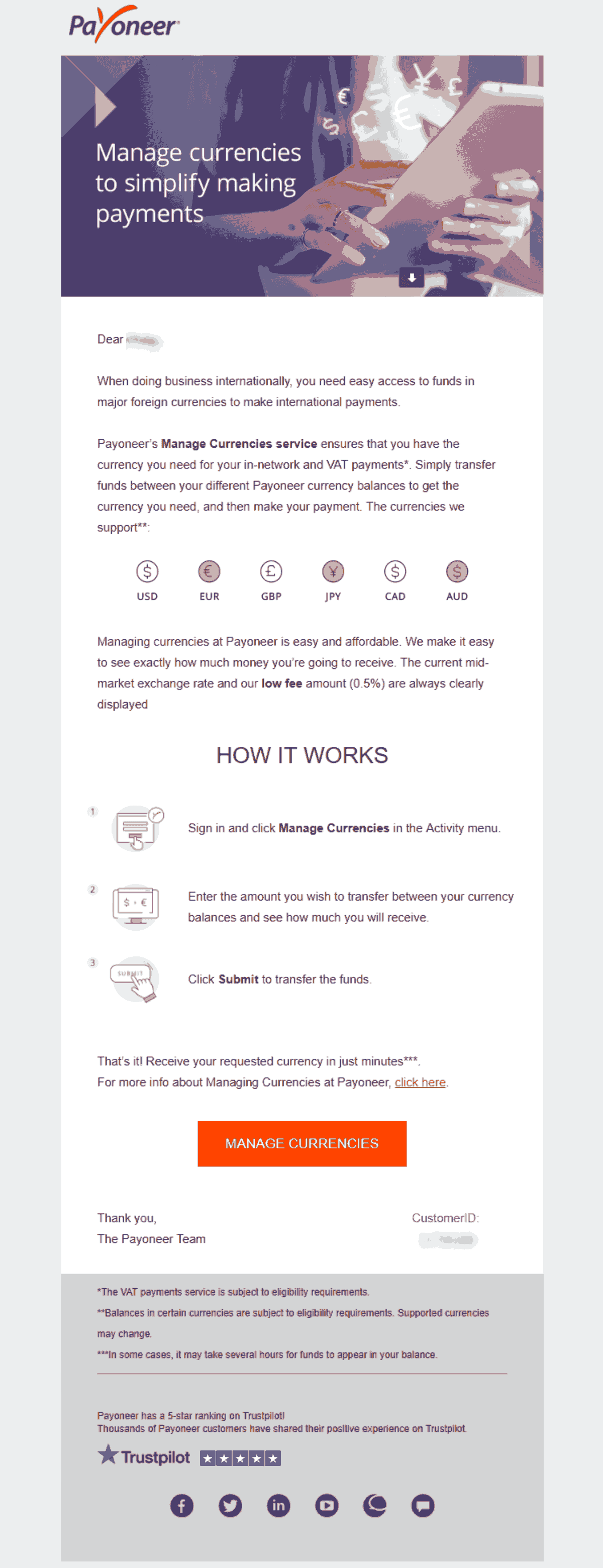 Customer onboarding email example - product-led marketing tactics