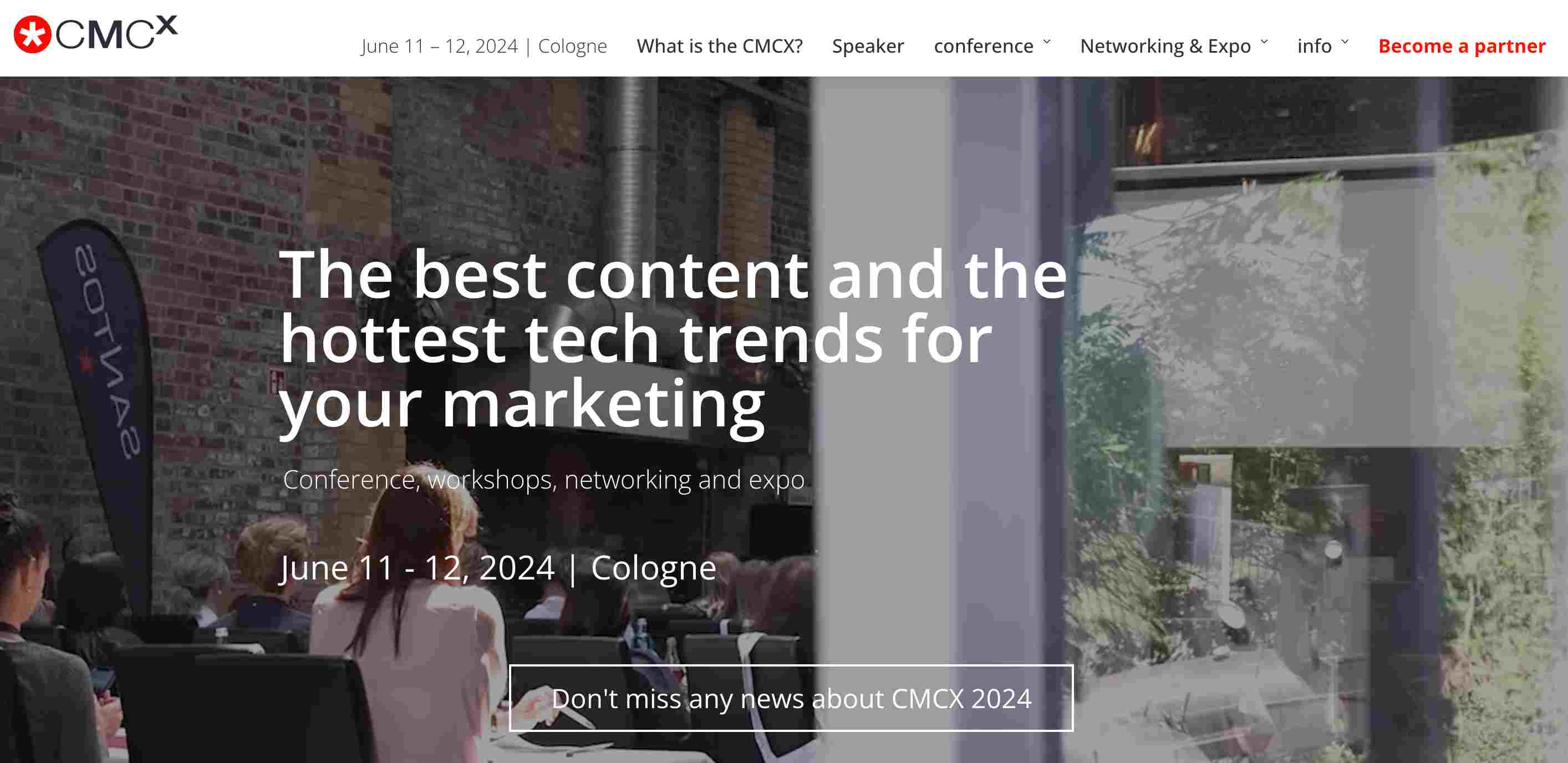 Digital marketing conference: CMCX