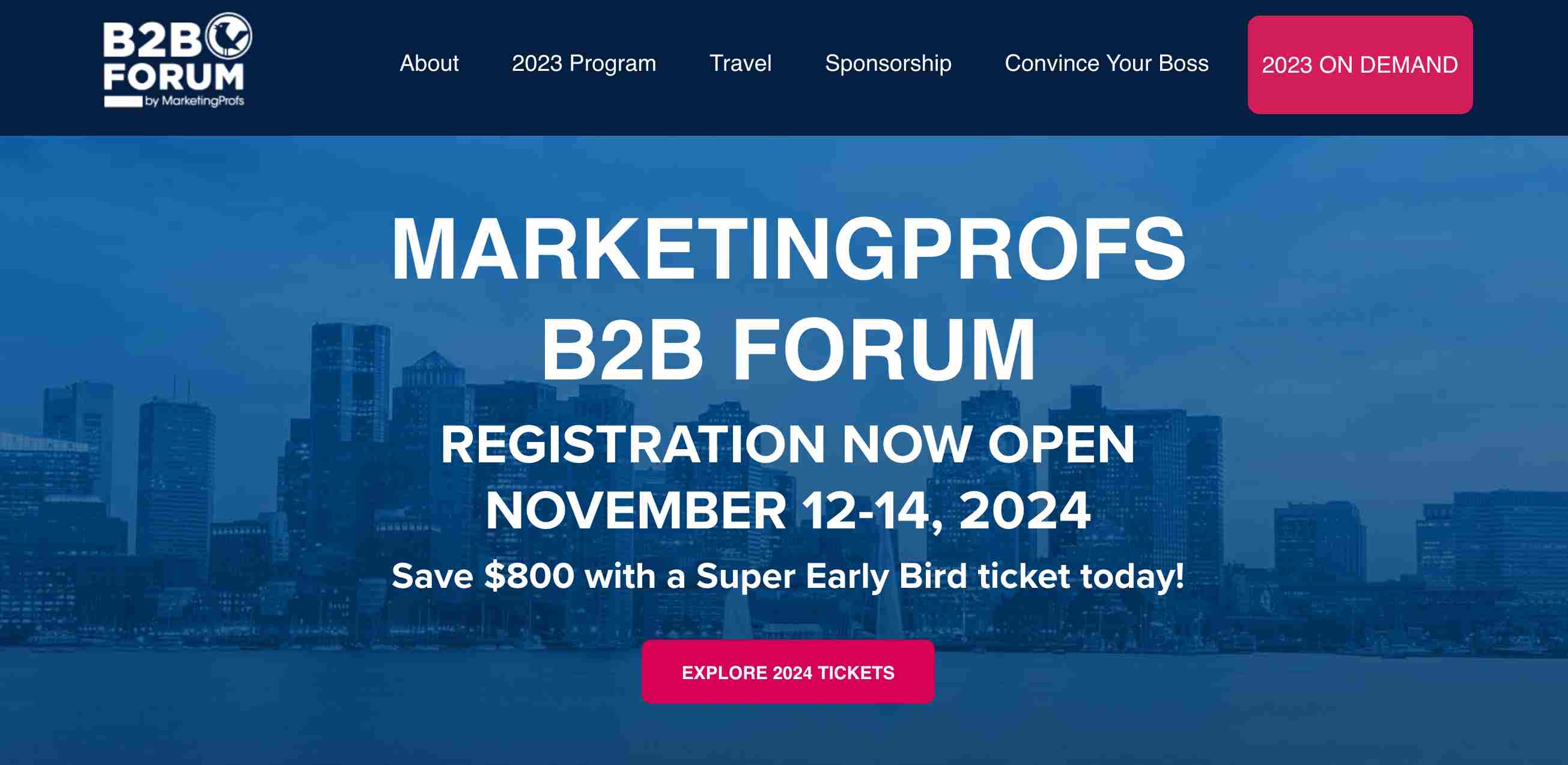 Digital marketing conference: B2B Forum