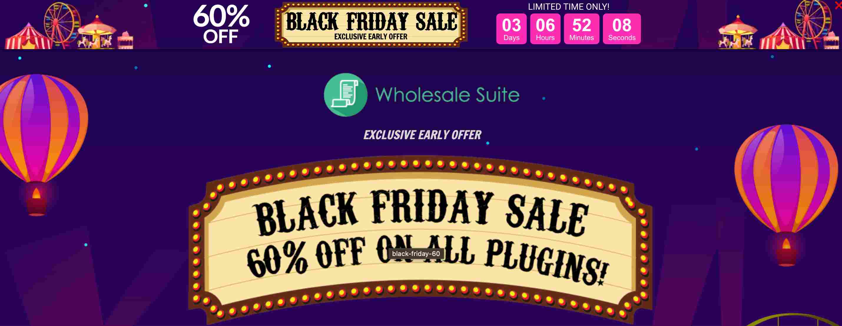 Black Friday Software deals: wholesale Suite