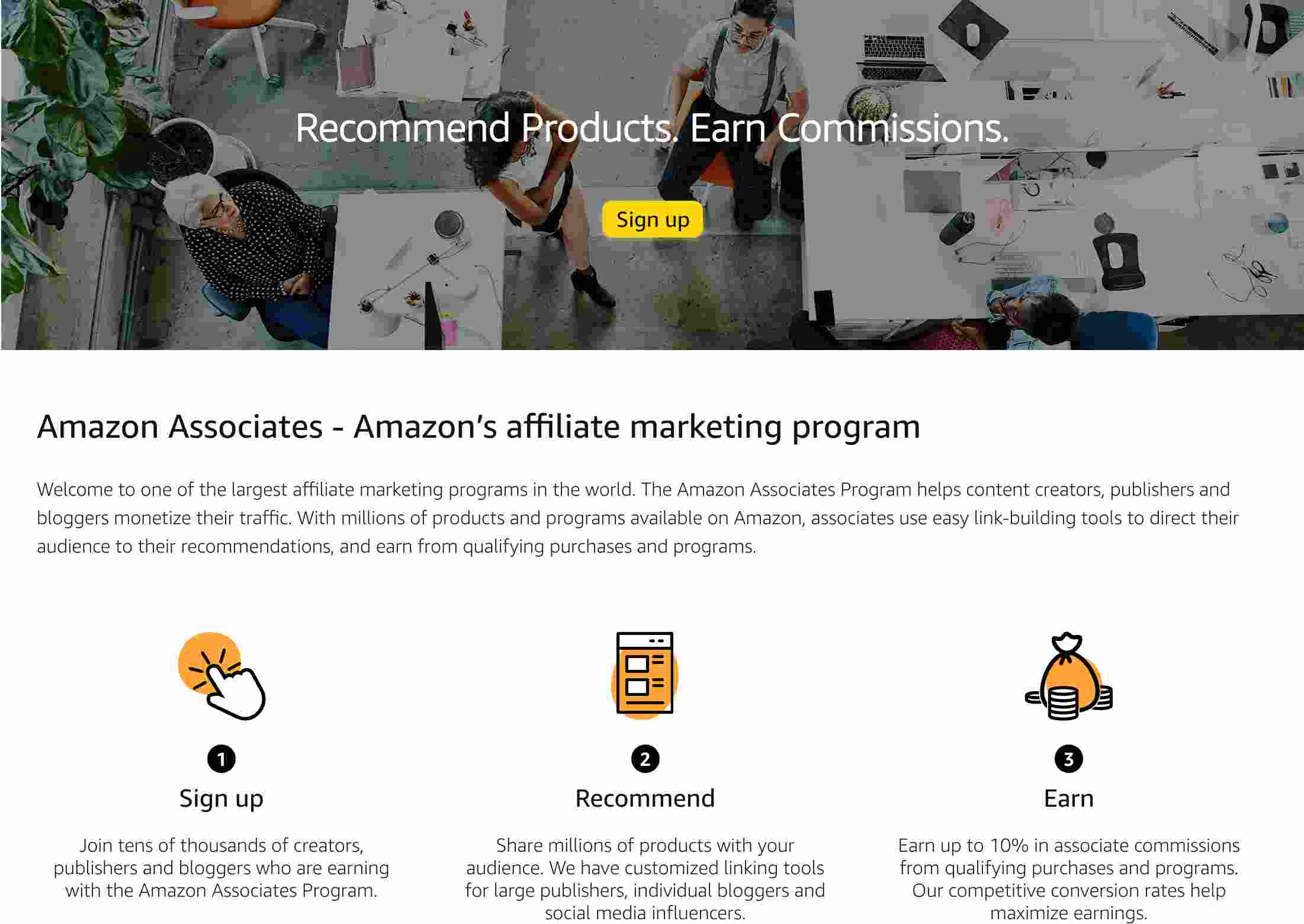 Amazon affiliate marketing program