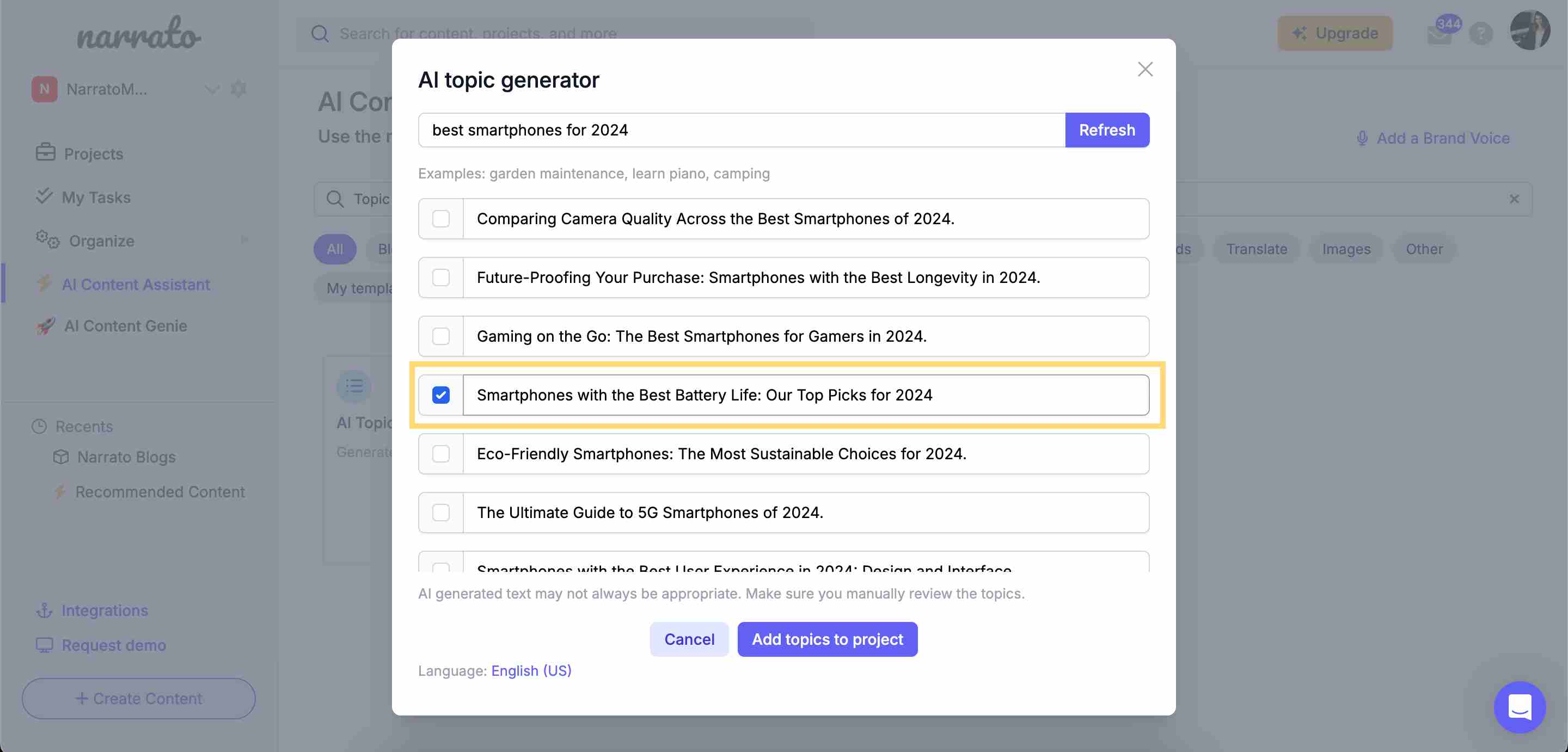 A Guide to Using an AI Content Ideas and Topics Generator