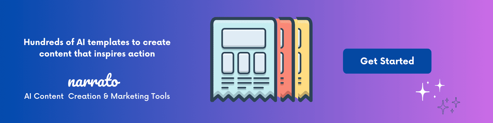Narrato AI content creation templates
