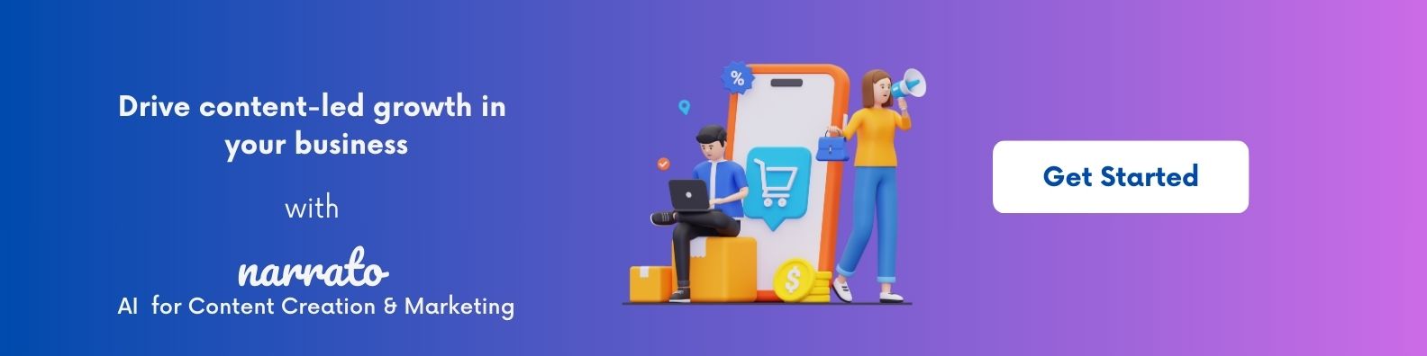 AI for eCommerce marketing - Narrato