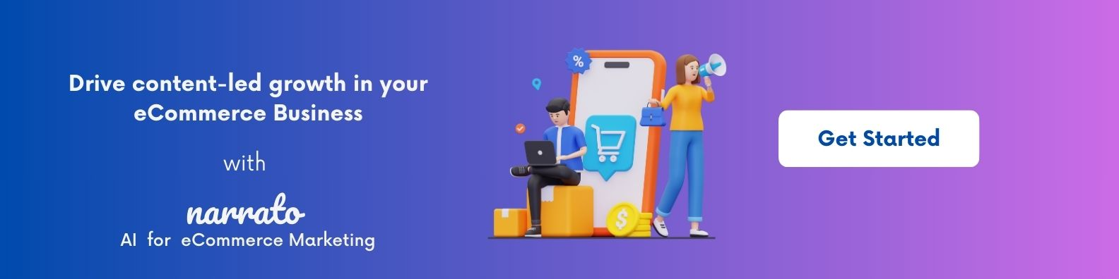 Narrato AI for eCommerce marketing