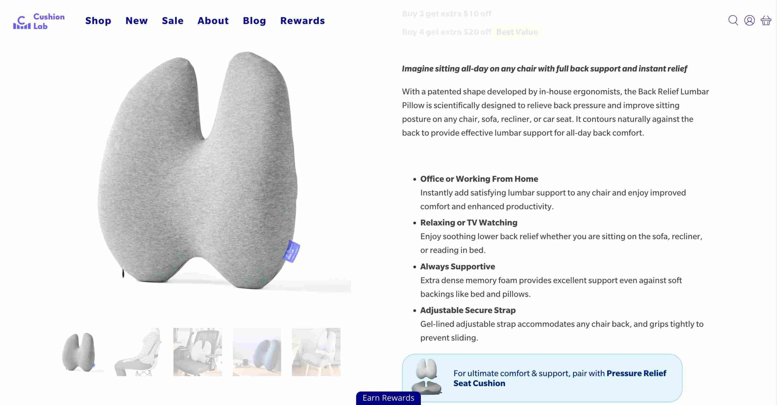 Product description example - addressing pain point