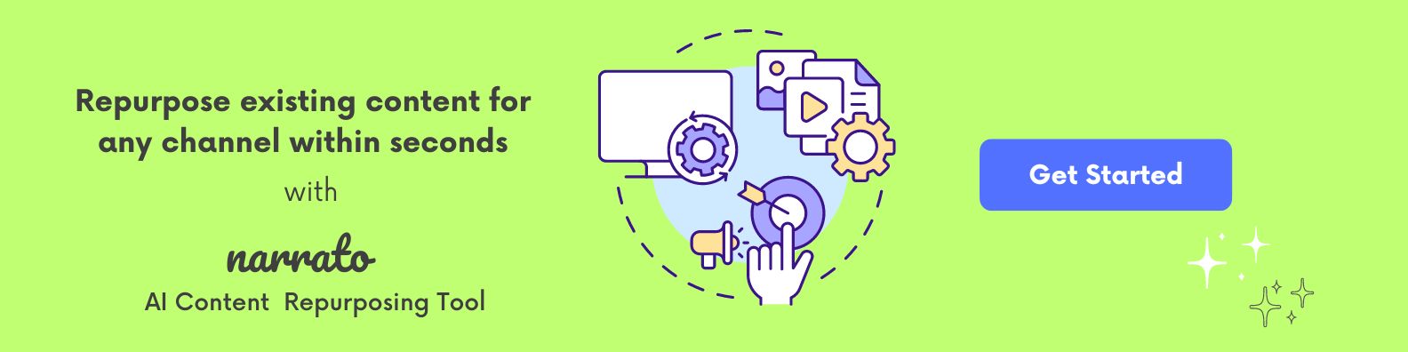 AI content repurposing tool - Narrato