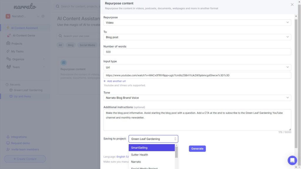 Customizing the output