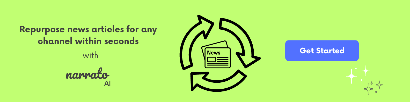 Repurpose news articles with Narrato AI