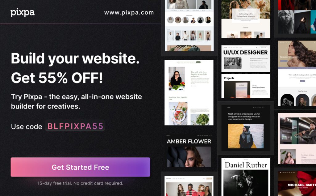 Cyber Monday + Black Friday SaaS Deal 2024 from Pixpa