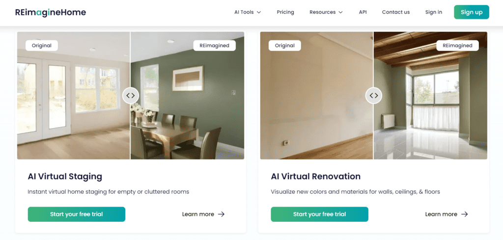 AI tools for real estate marketing - REimagineHome