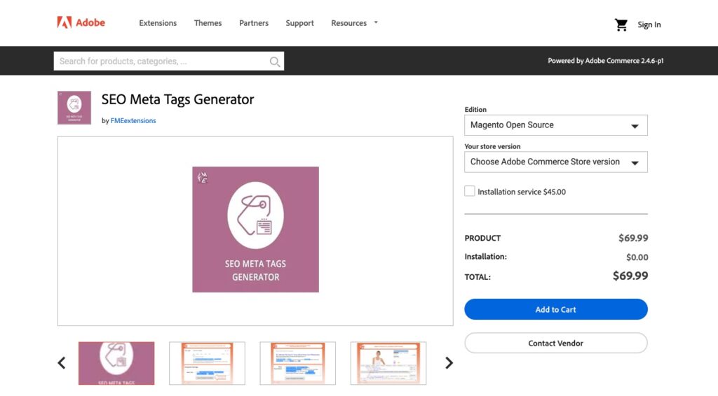 Content Writing Tools for SEO - Adobe SEO Meta Tags Generator