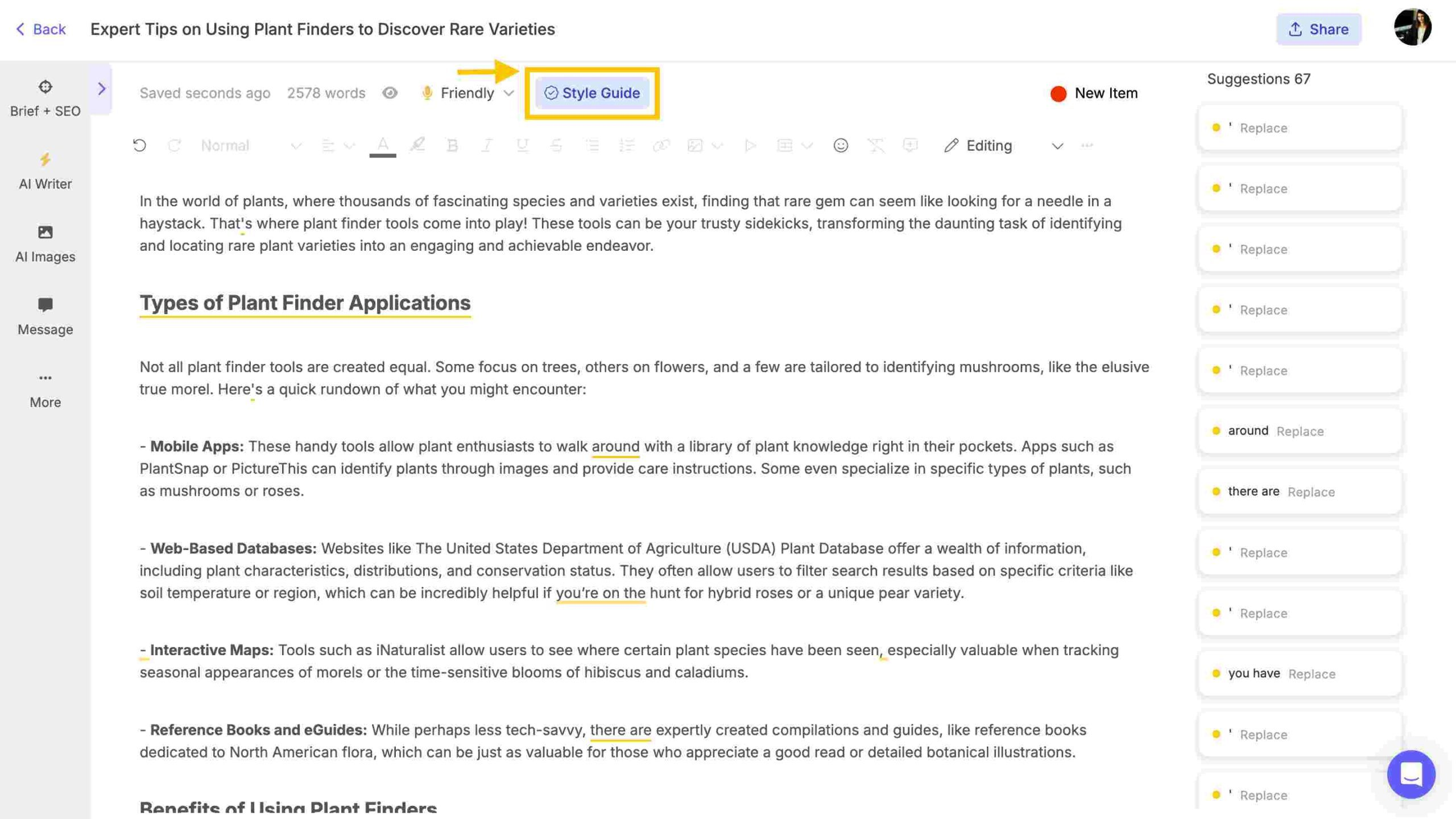 Content Review Process: Style guide automation