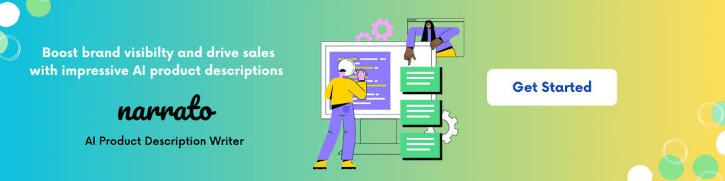 Narrato AI product description generator