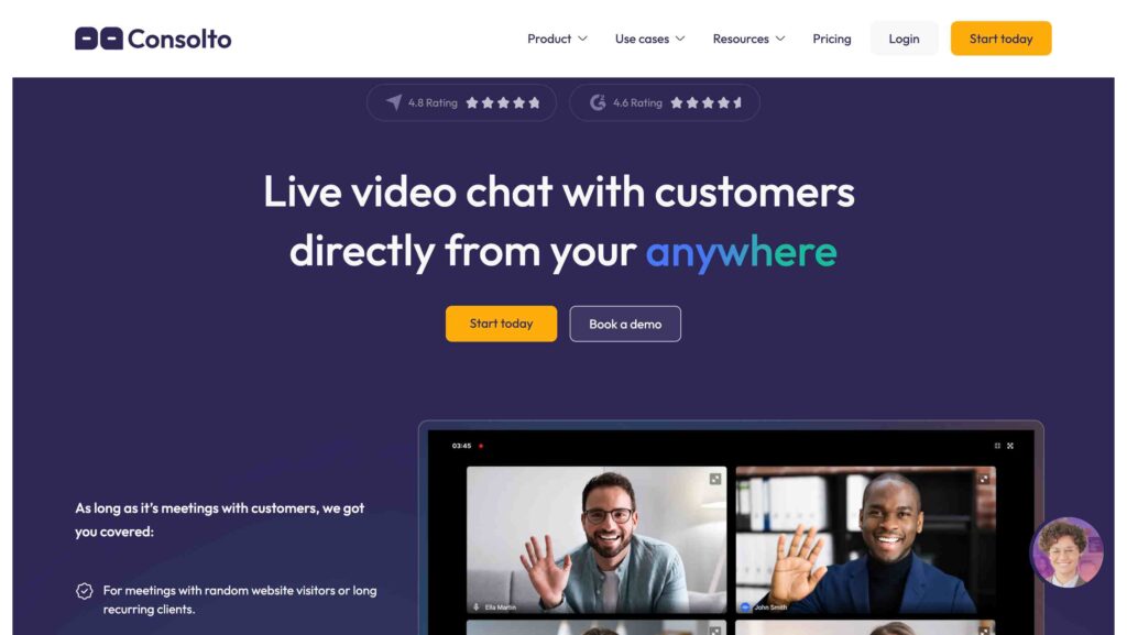 Consolto - Video Conferencing and CRM