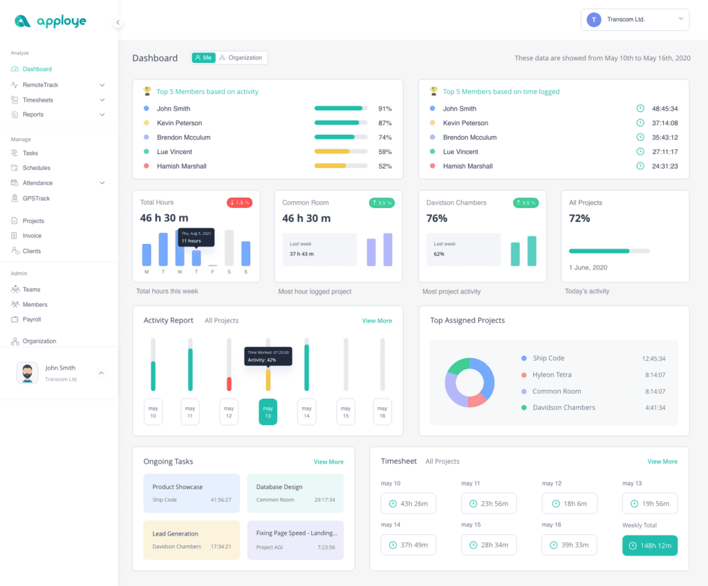 Apploye - Time Tracking Software