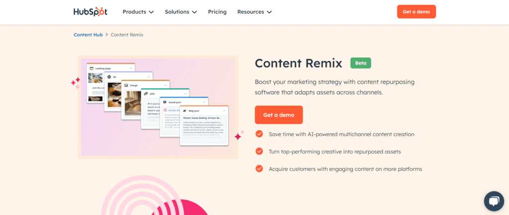 HubSpot Content Remix