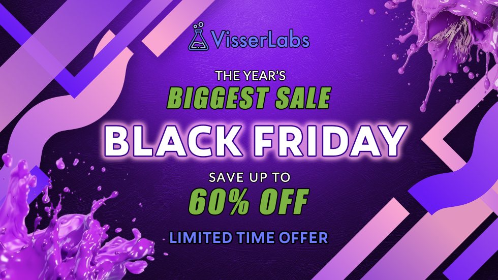 Cyber Monday + Black Friday SaaS deal 2024 from Visser Labs