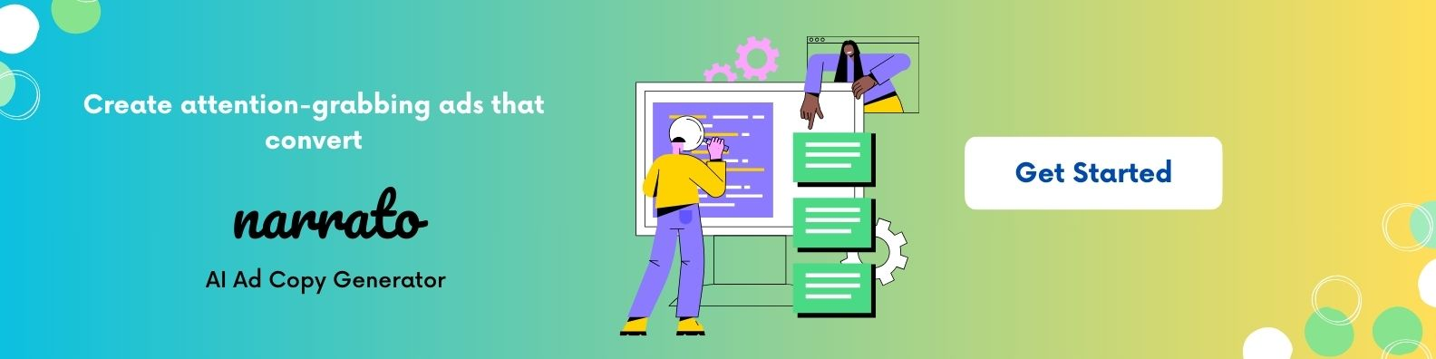 Narrato AI ad generator for social media ads
