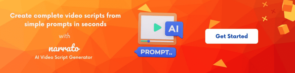 Narrato AI video script generator