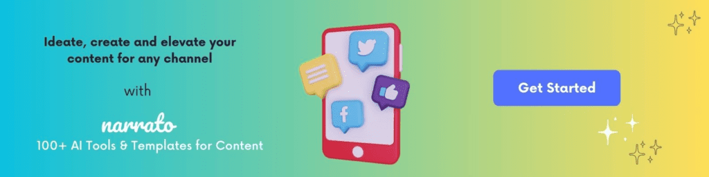 Narrato AI for real estate social media marketing