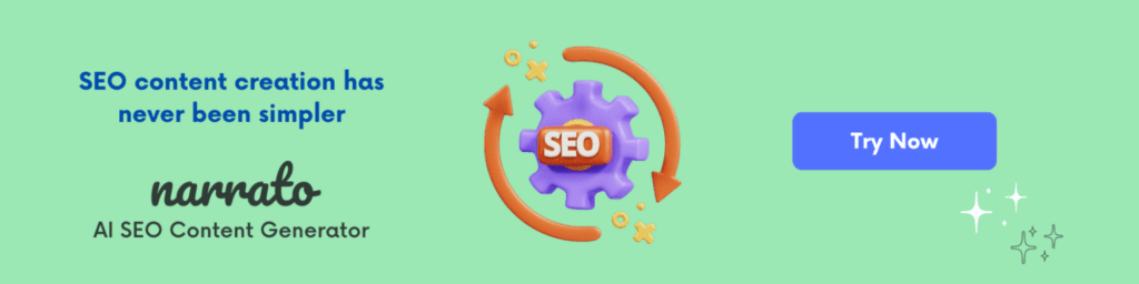writing for SEO optimization with Narrato