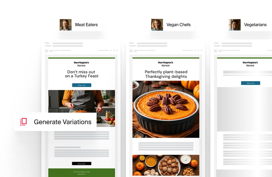 AI for eCommerce email personalization - Typeface